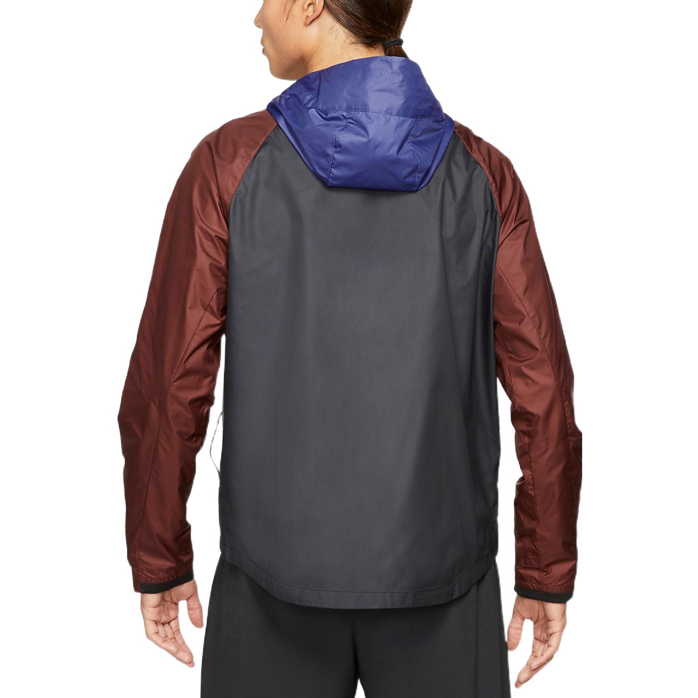 Nike  Reflective Logo Colorblock Zip-Up Hooded Jacket Purple Black Spring CZ9055-510 圖 6