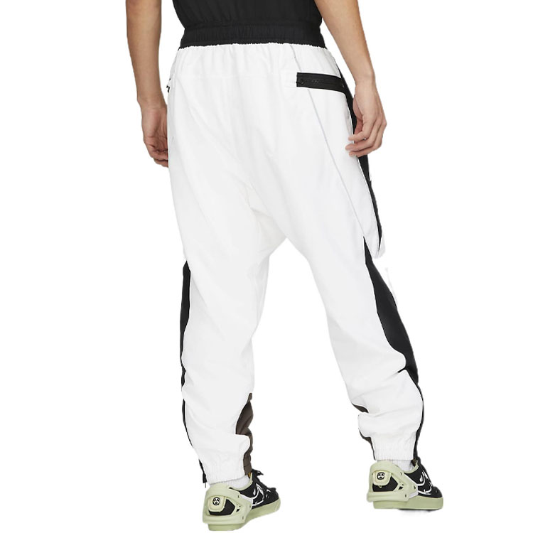 Sizing ナイキ レトロ カラーブロック ロゴ プリント ニット トラックパンツ - ホワイト CU0468-100
