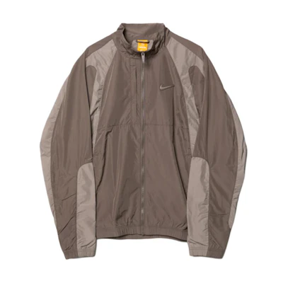Nike Retro Colorblock Track Jacket Gray Full-Zip Long Sleeve FN7666-040