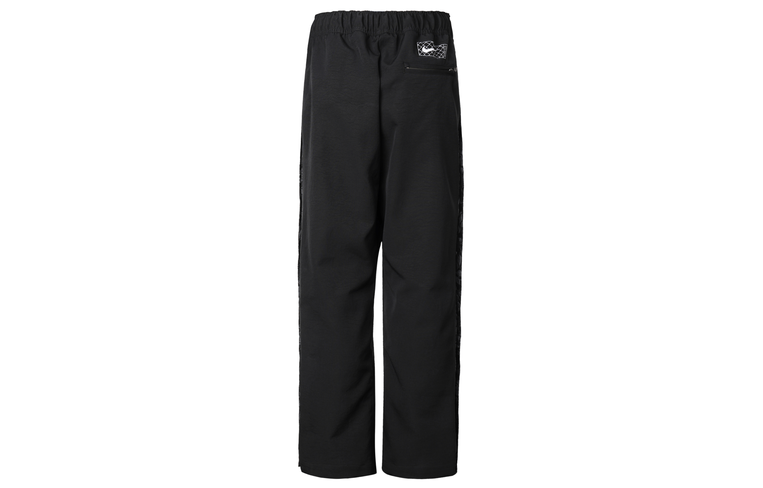 Shop ナイキ レトロ スナップボタン ニット トラックパンツ ブラック FN2677-010