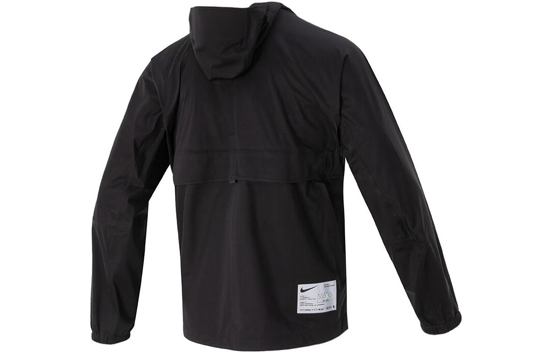 Nike  Solid Black Windbreaker Jacket with Hood FD0292-010 圖 3