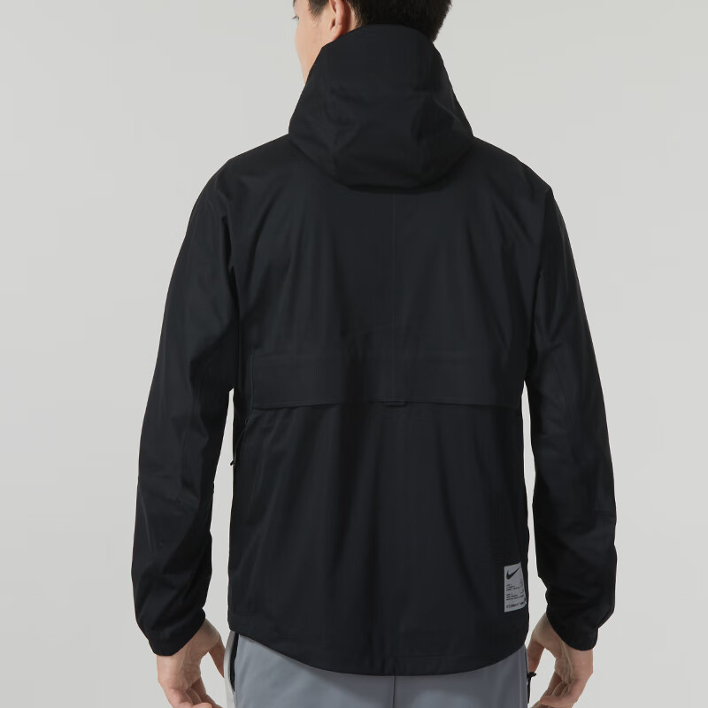 Nike  Solid Black Windbreaker Jacket with Hood FD0292-010 圖 6