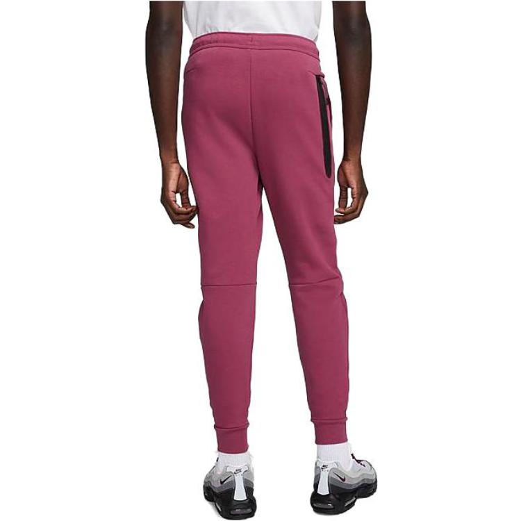 Lookbook 나이키 솔리드 컬러 드로스트링 조거 팬츠 마호가니 CU4495-653