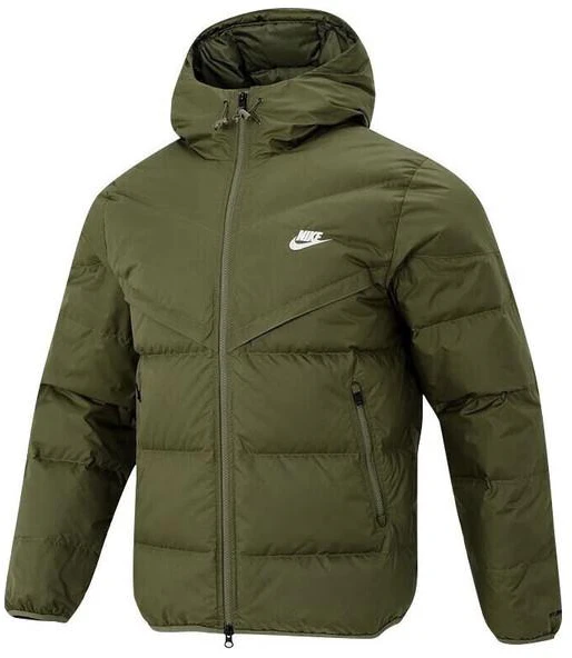 nike-solid-color-short-hooded-quilted-down-jacket-green-fz-1103-222