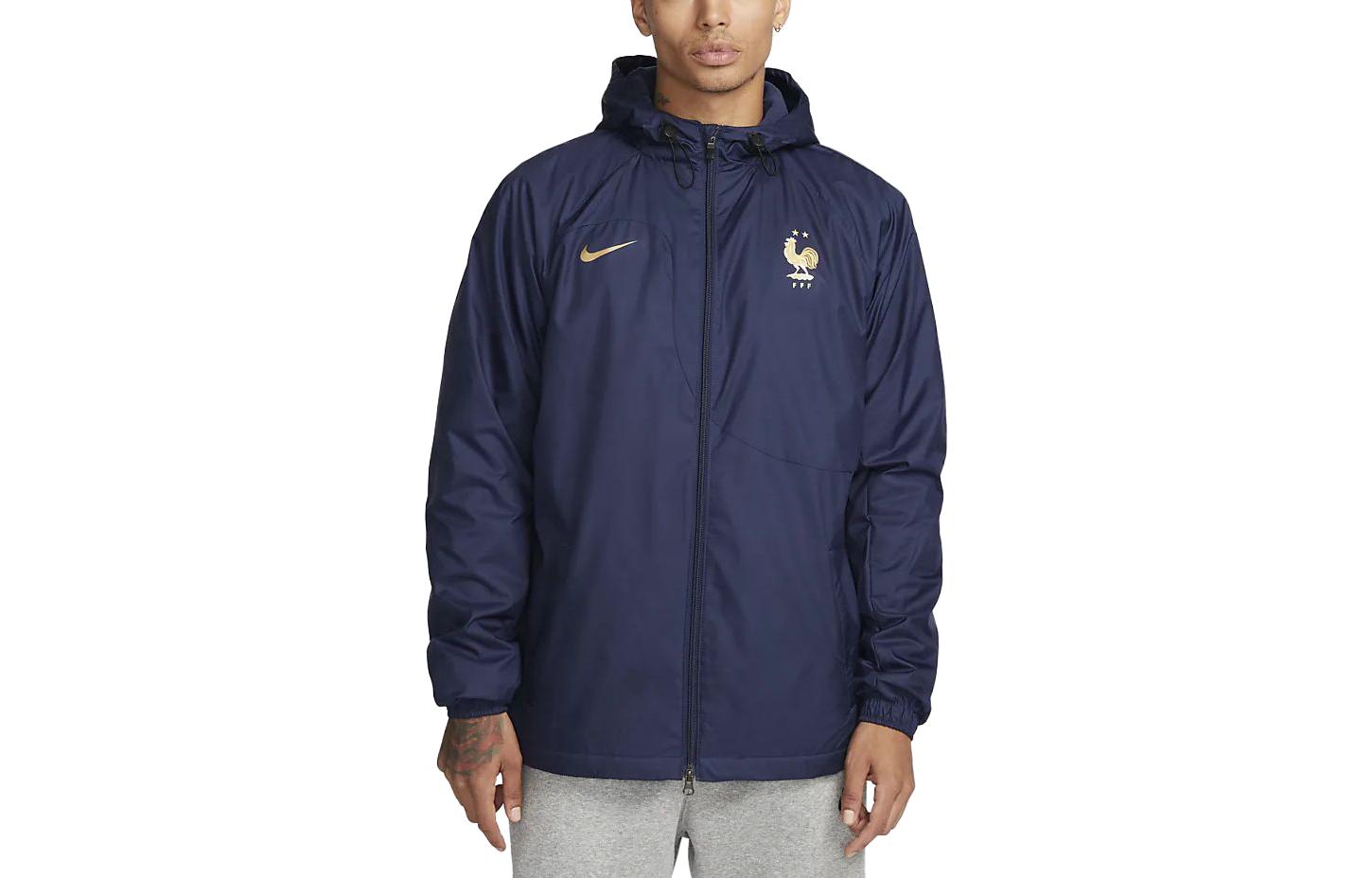 Nike  Solid Color Zip-Up Hoodie Jacket - Blue DH4698-410 圖 2