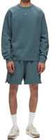 Lookbook Nike 純色標誌印花插肩袖連帽運動衫 礦石灰 FN8160-382
