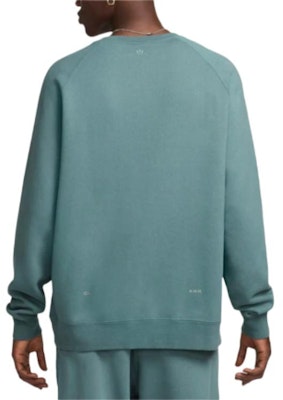 Nike Solid Logo Print Raglan Crewneck Sweatshirt Mineral Slate FN8160-382 Details for Nike Solid Logo Print Raglan Crewneck Sweatshirt Mineral Slate FN8160-382