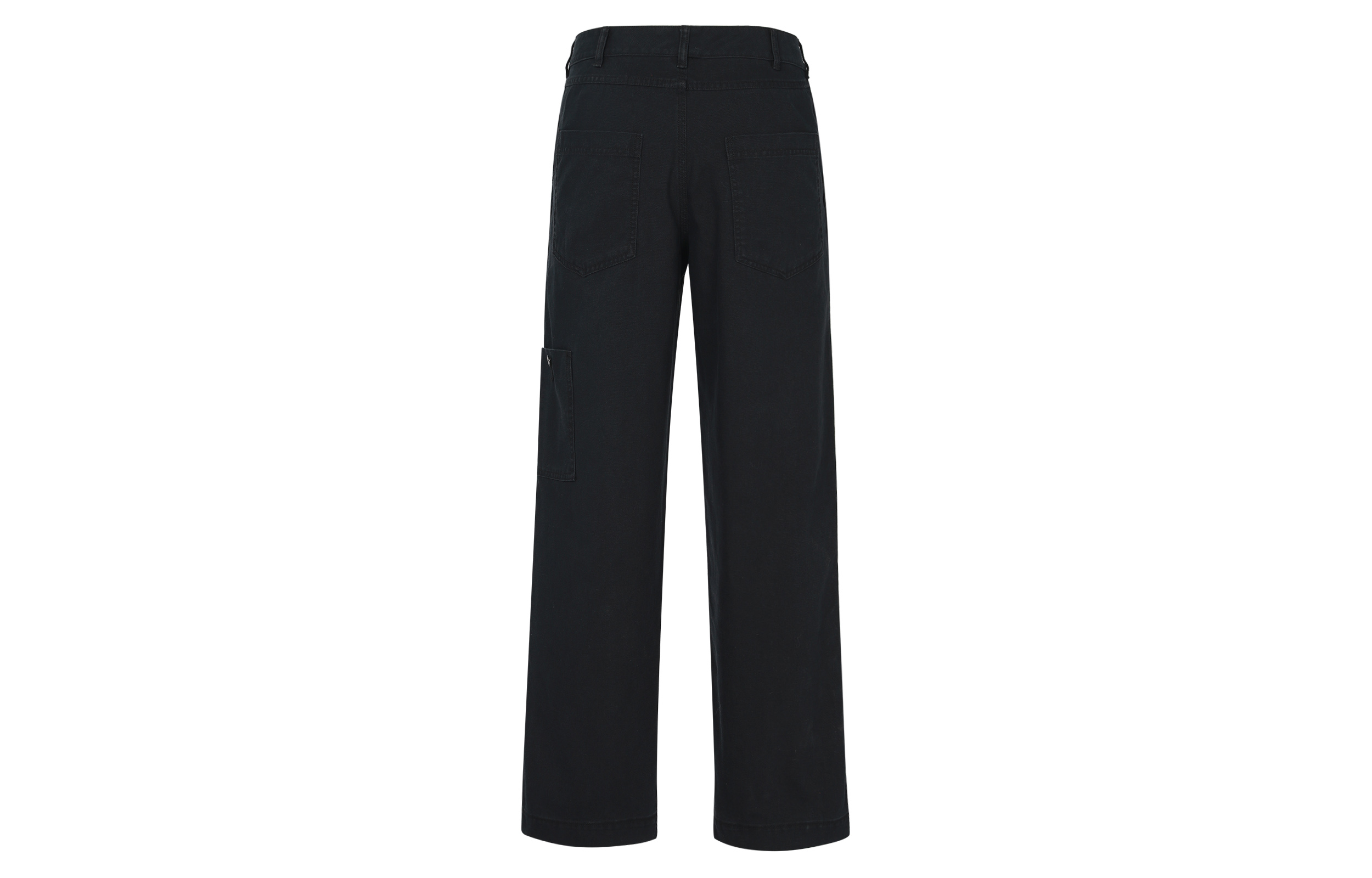 Shop Nike 經典標誌直筒工裝褲 - 黑色 DQ5180-010