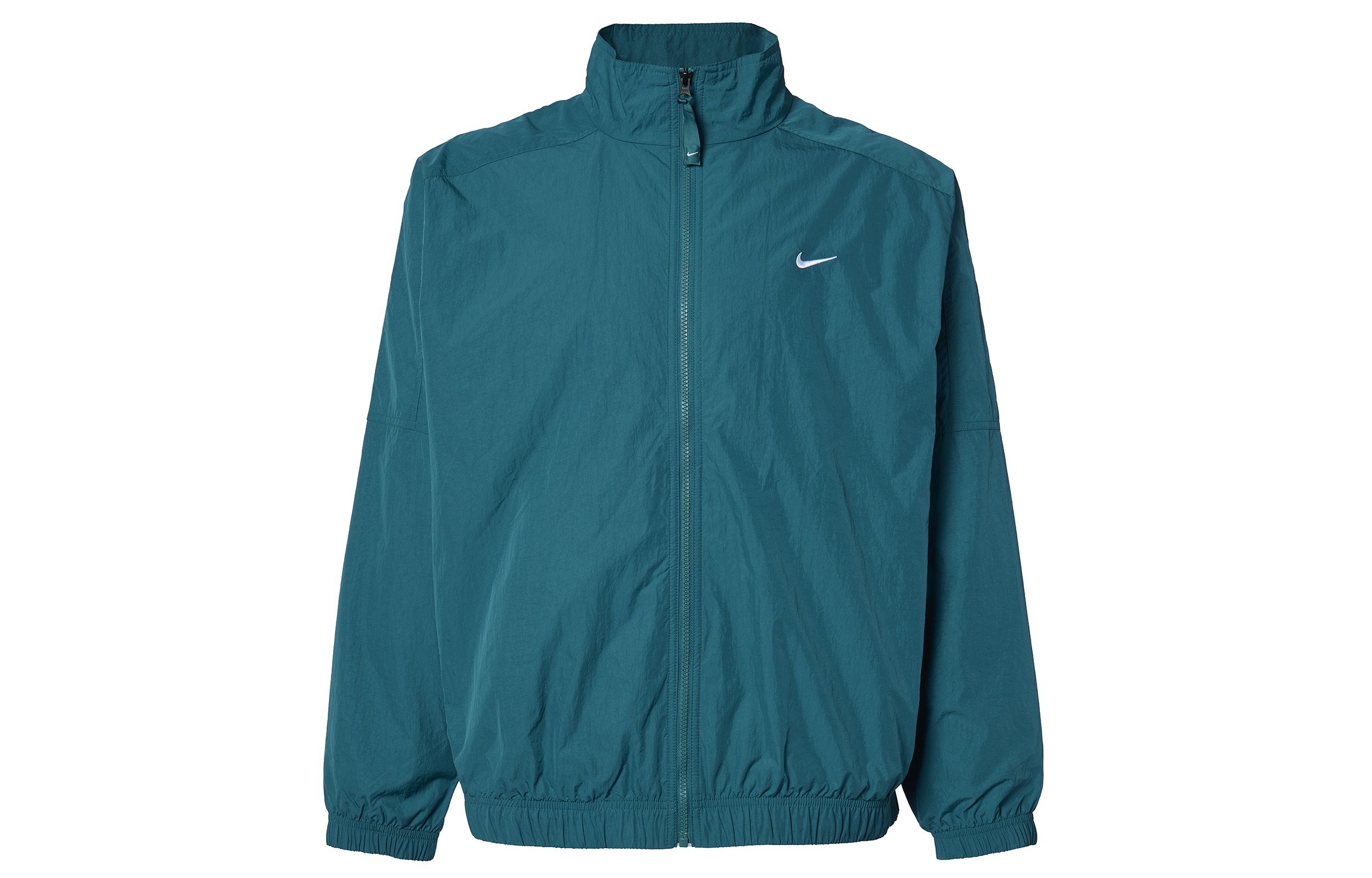 Nike  Solid Logo Print Zip-Up Jacket Blue CD6543-381 圖 2