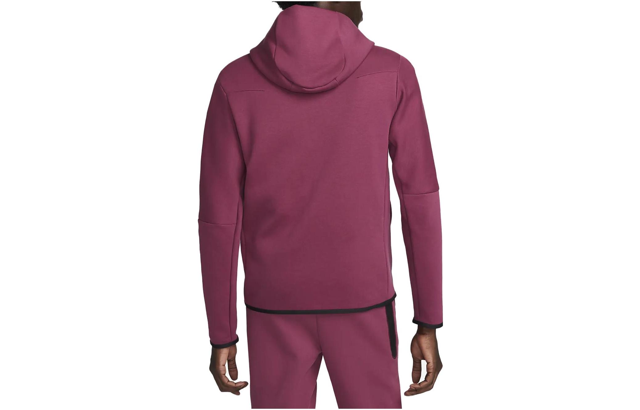 Nike  Solid Logo Zip Hoodie in Brick Red Color CU4489-653 圖 3