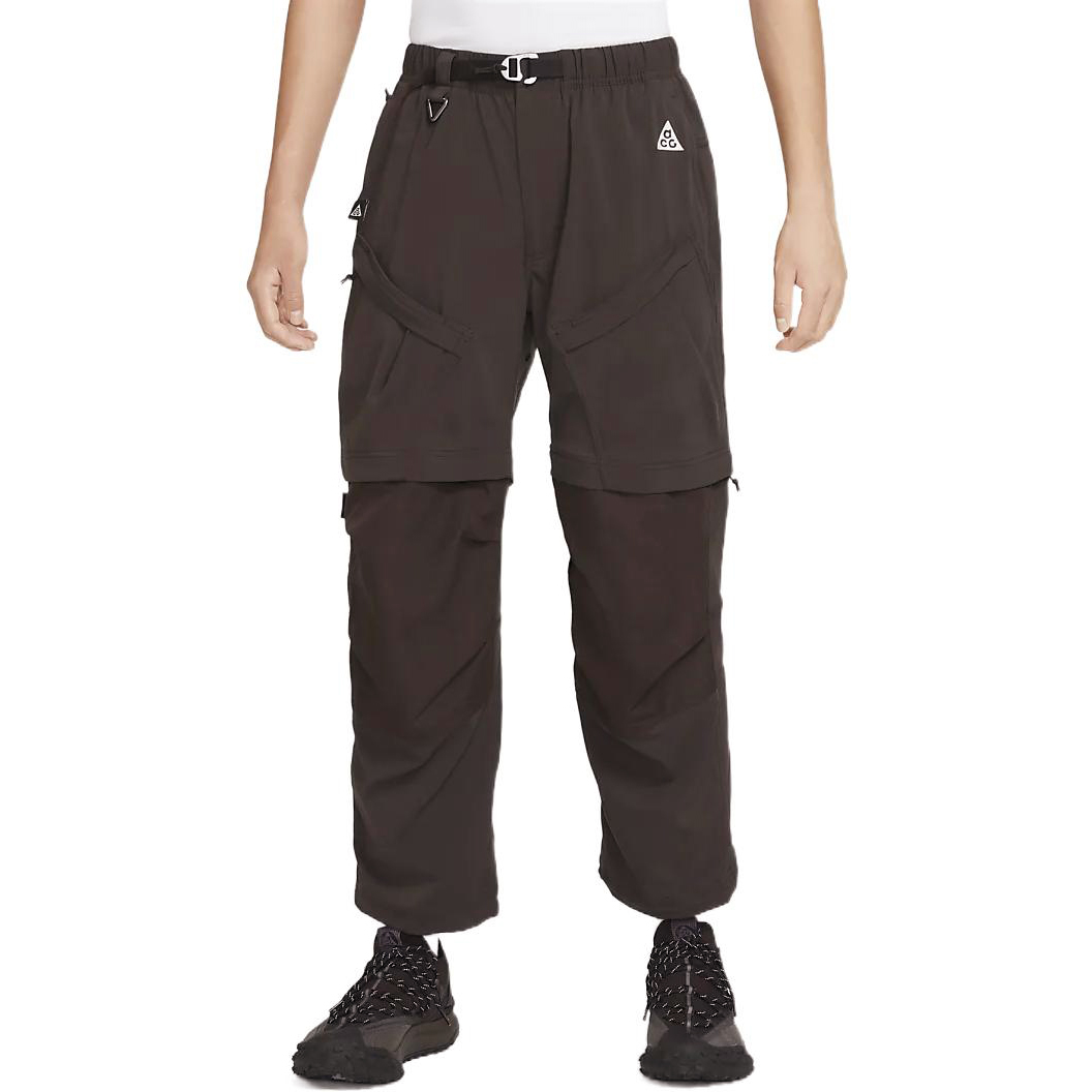 Sizing 나이키 솔리드 멀티포켓 컨버터블 카고 조거 팬츠 다크 브라운. DN3944-221