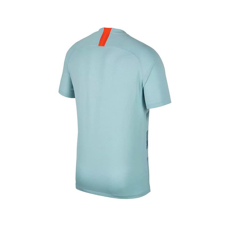 Lookbook Nike Jersey Bola Retro Garis Pendek Biru. 919007-454