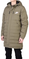 Nike Windproof Long Sleeve Down Jacket in Khaki. 807394-222 Nike Windproof Long Sleeve Down Jacket in Khaki. 807394-222