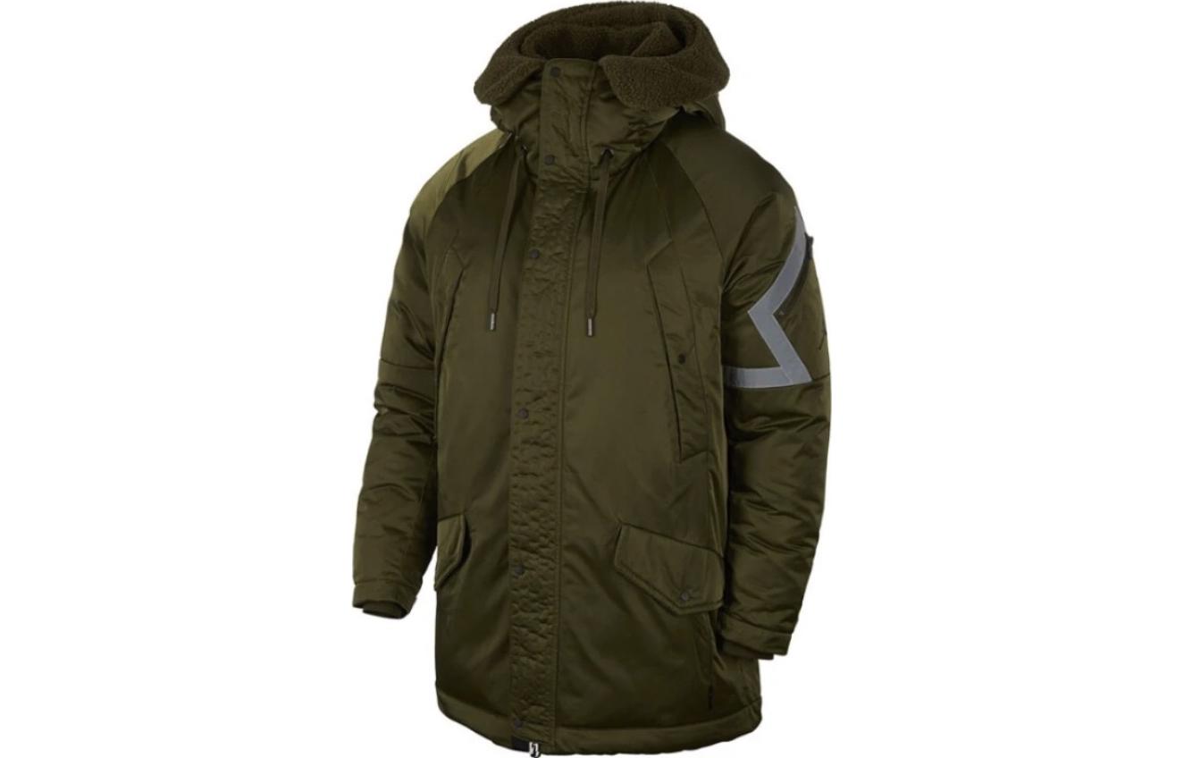 Nike  Windproof Warm Long Down Jacket Jungle Green AA1952-395