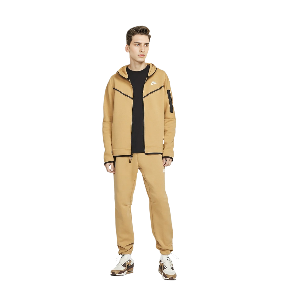 Nike  Yellow Zip-Up Hoodie Jacket with Logo. CU4489-722 圖 3