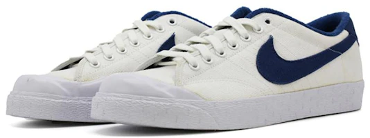 Lookbook Nike A.P.C. x All Court Premium 'White Blue' 352537-142