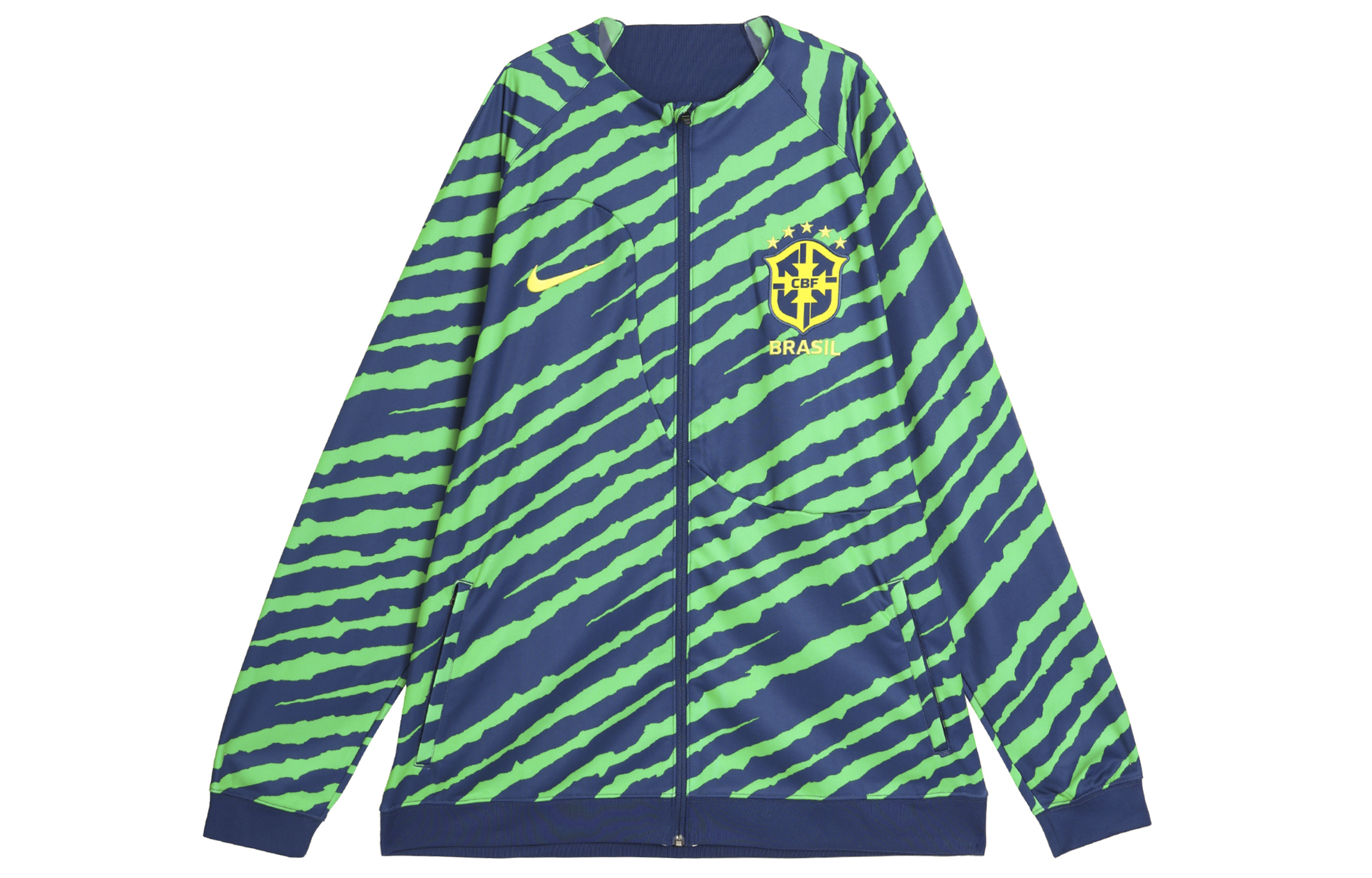 Buy Nike Academy Pro 巴西世界杯全拉鏈針織足球外套 男款 深藍 DR9018-490