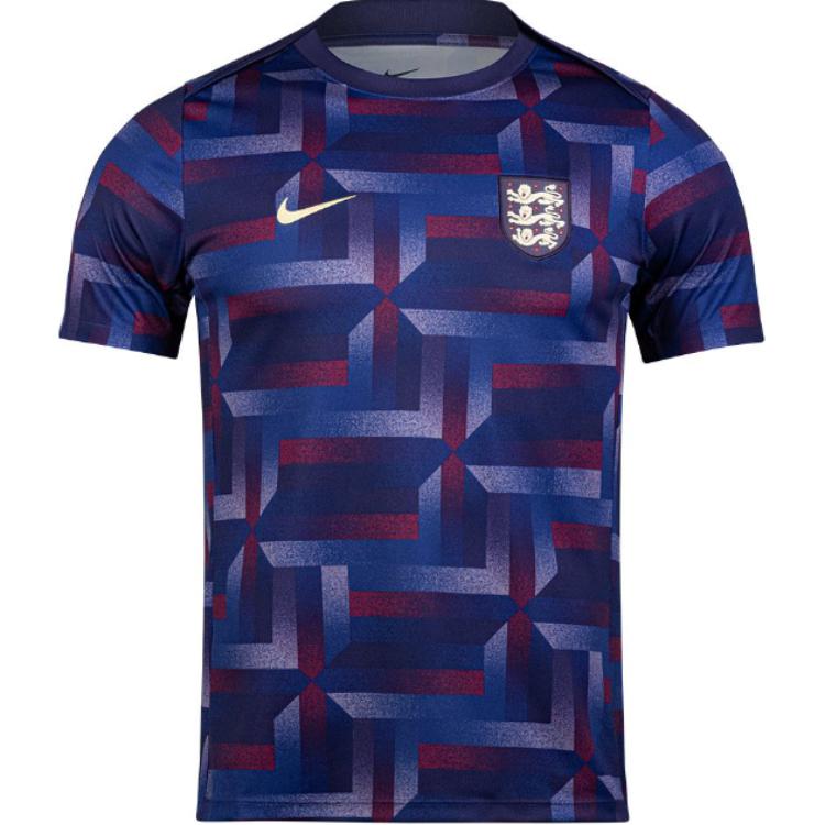 Nike Academy Pro England Soccer Tee Slim Fit Purple-Black FJ2725-555