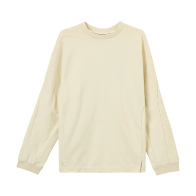 Nike Academy Style Knit Pullover Sweatshirt Beige Yellow DH2707-790