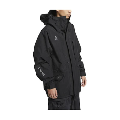 Nike ACG Black Full-Zip Hoodie Jacket with Embroidered Design. BQ7195-010