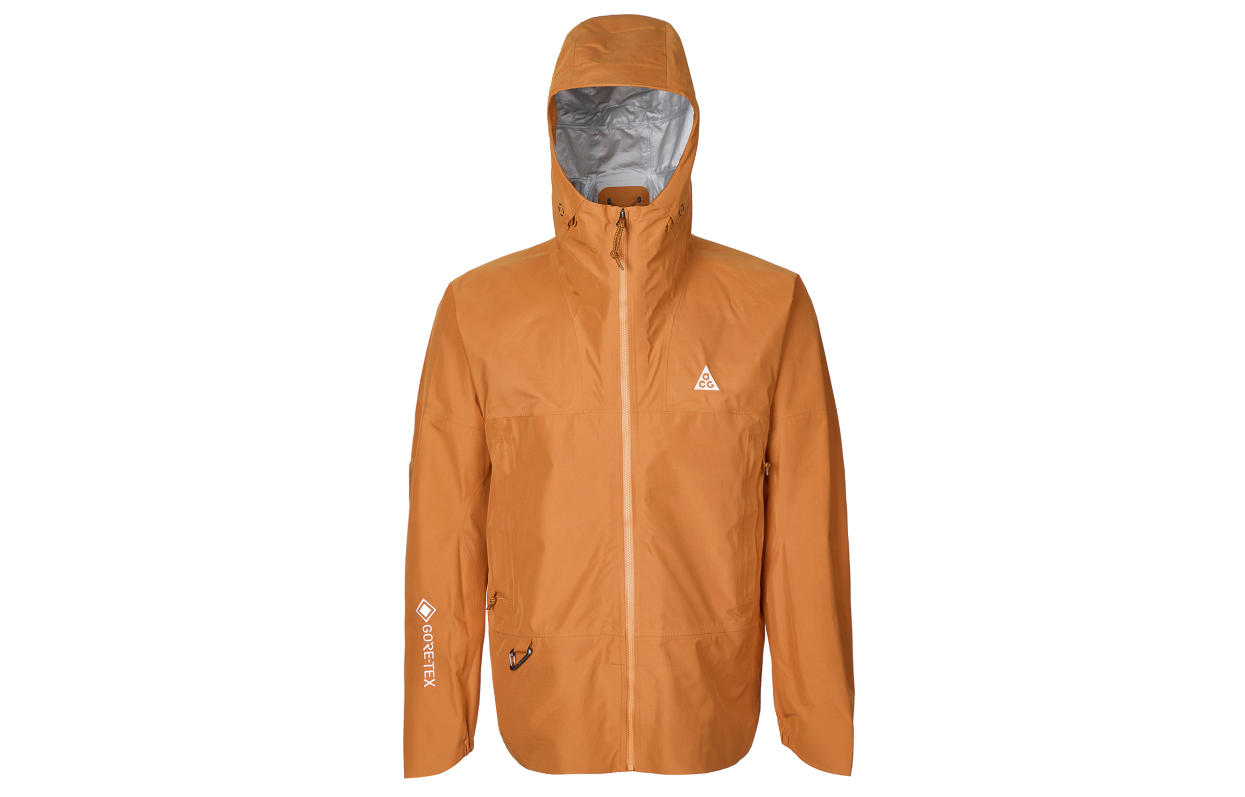 Nike ACG "Chain Of Craters" Orange Hooded Jacket  Loose-Fit Outerwear. DB3559-893