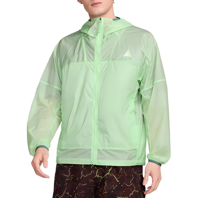 Nike ACG "Cinder Cone" Lightweight Waterproof Windproof Jacket Men Steam Green DB0978-376
