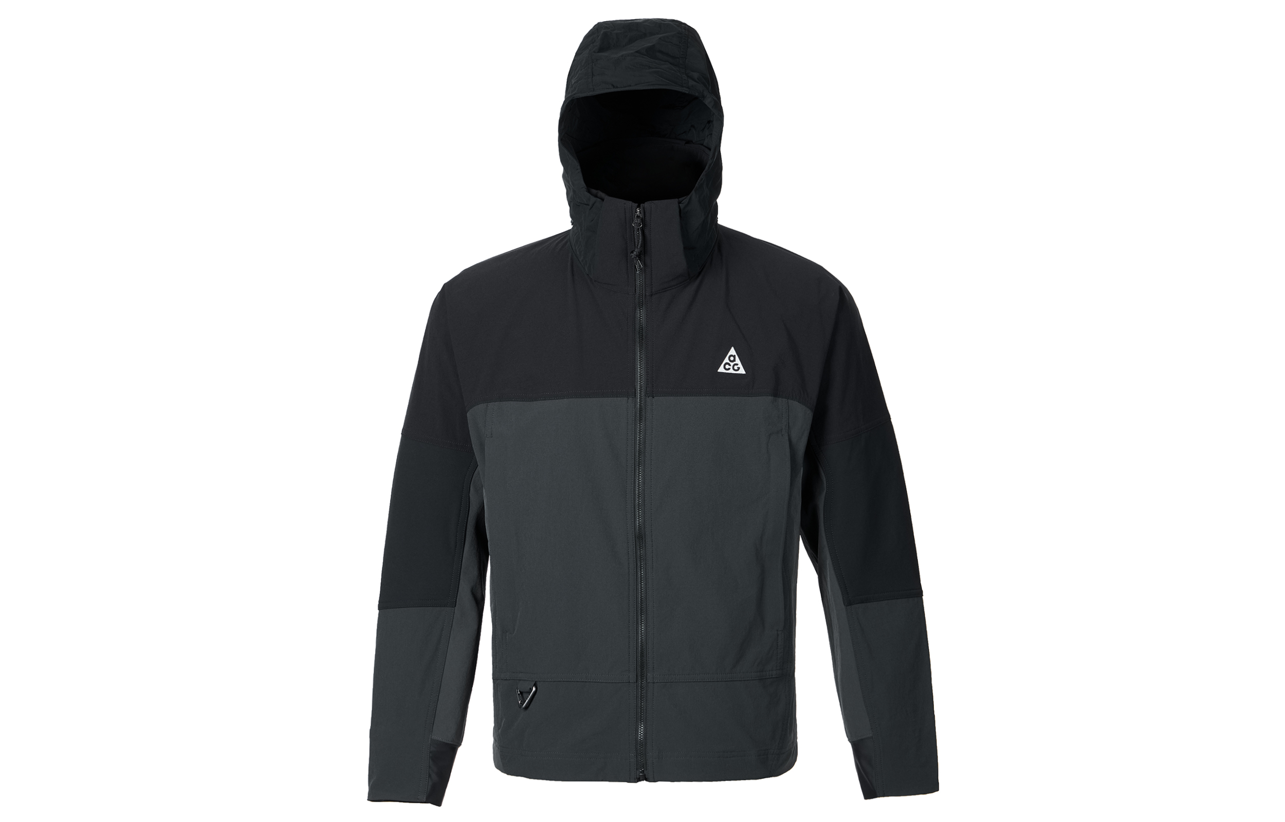 Nike ACG "Sun Farer"  Packable Black Outdoor Hooded Jacket. DH3104-045