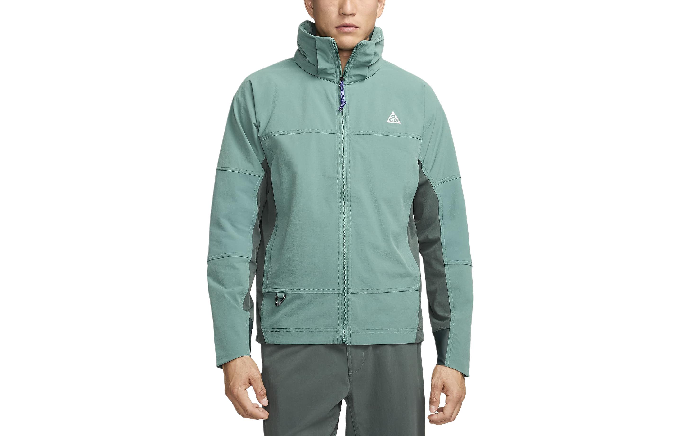 Nike ACG "Sun Farer" Embroidered Zip Detachable Hood Jacket Green Retro . DH3103-361