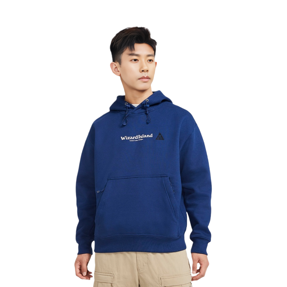 Nike ACG 'Wizard' Blue Pullover Hoodie with Wizard Print for Men CZ8881-492 圖 4