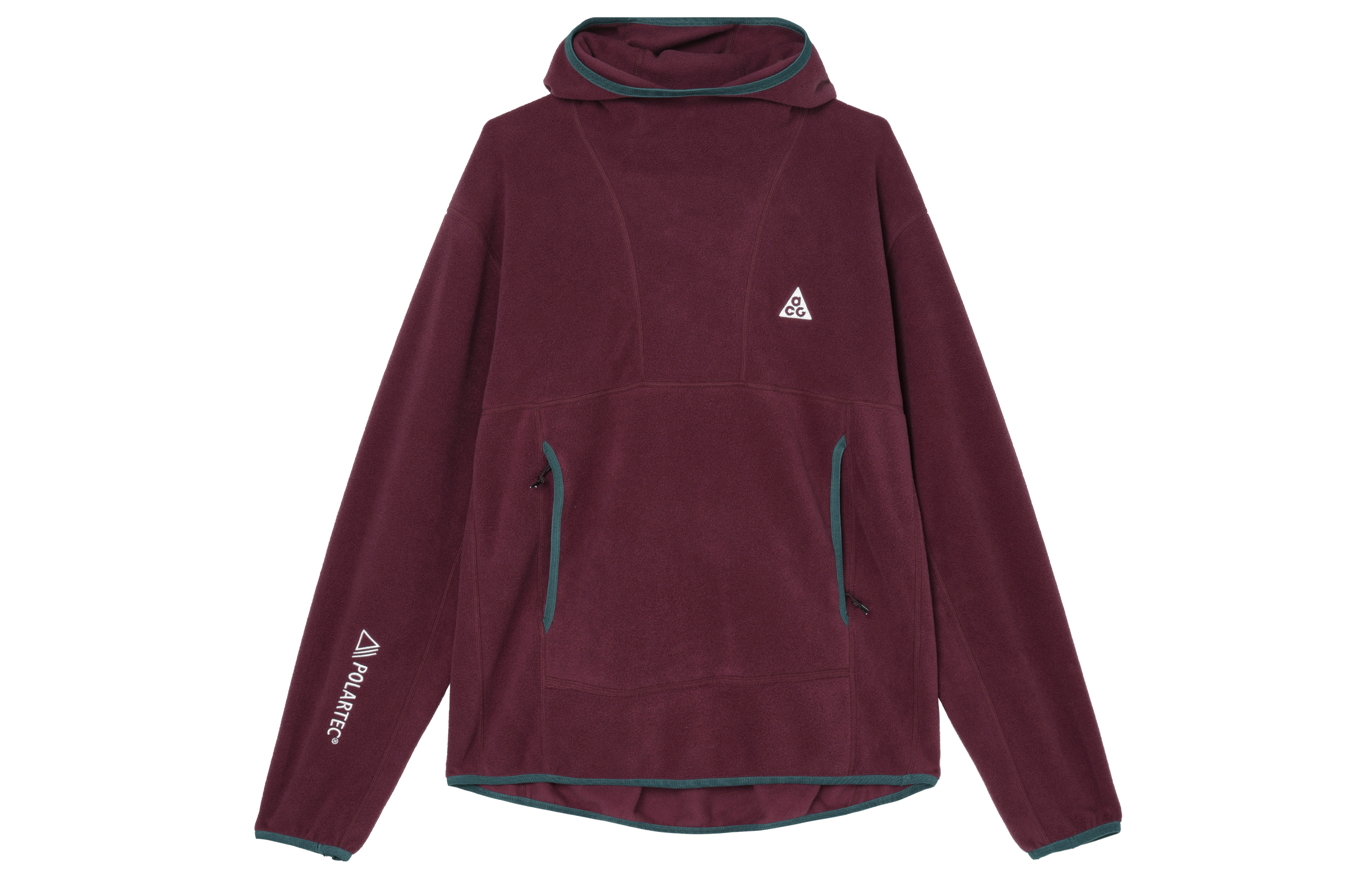 Nike ACG "Wolf Tree" Colorblock Hoodie Brown Red Men’s Casual Long Sleeve FN0371-681