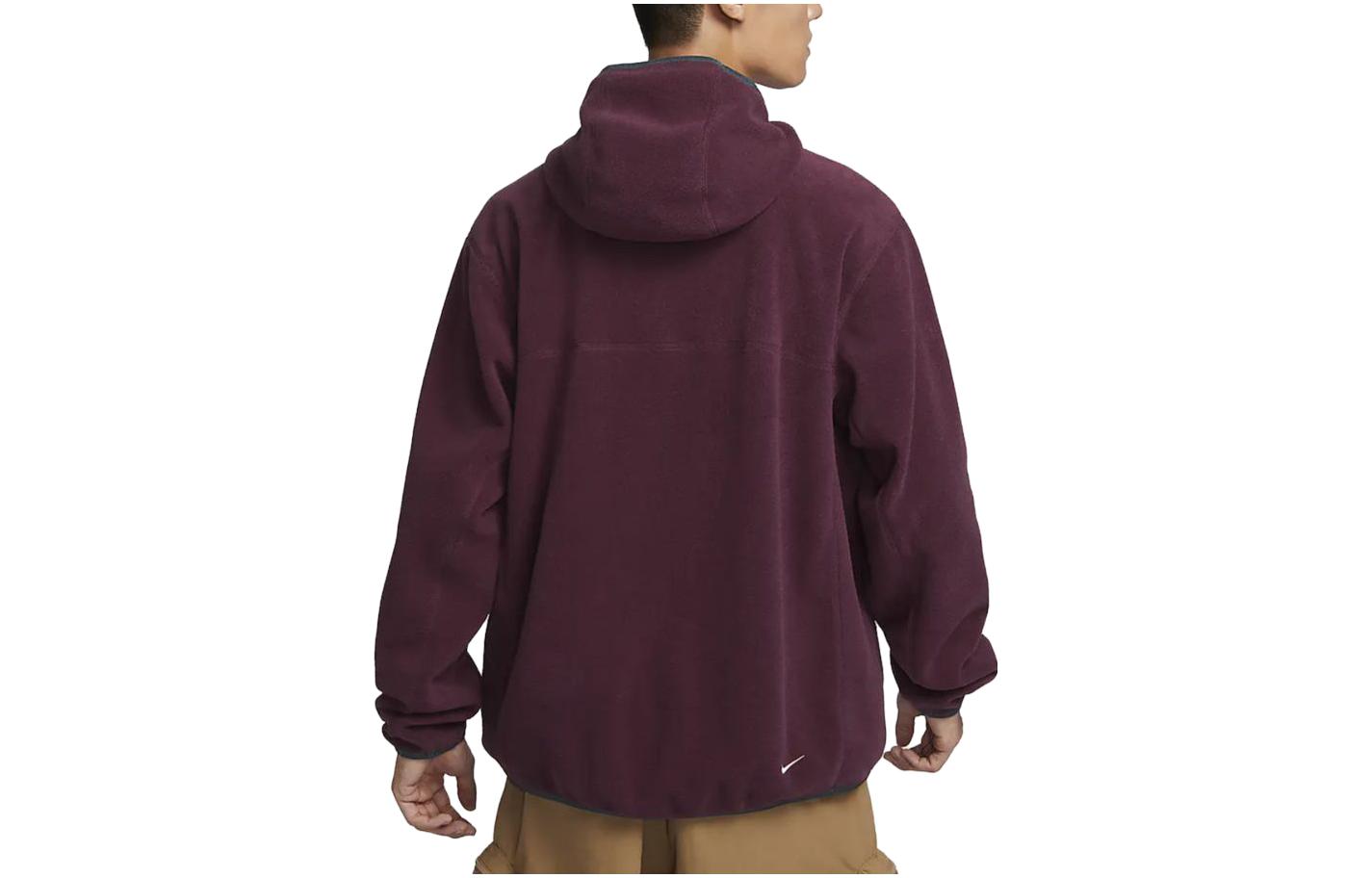 Nike ACG "Wolf Tree" Colorblock Hoodie Brown Red Men’s Casual Long Sleeve FN0371-681 圖 3