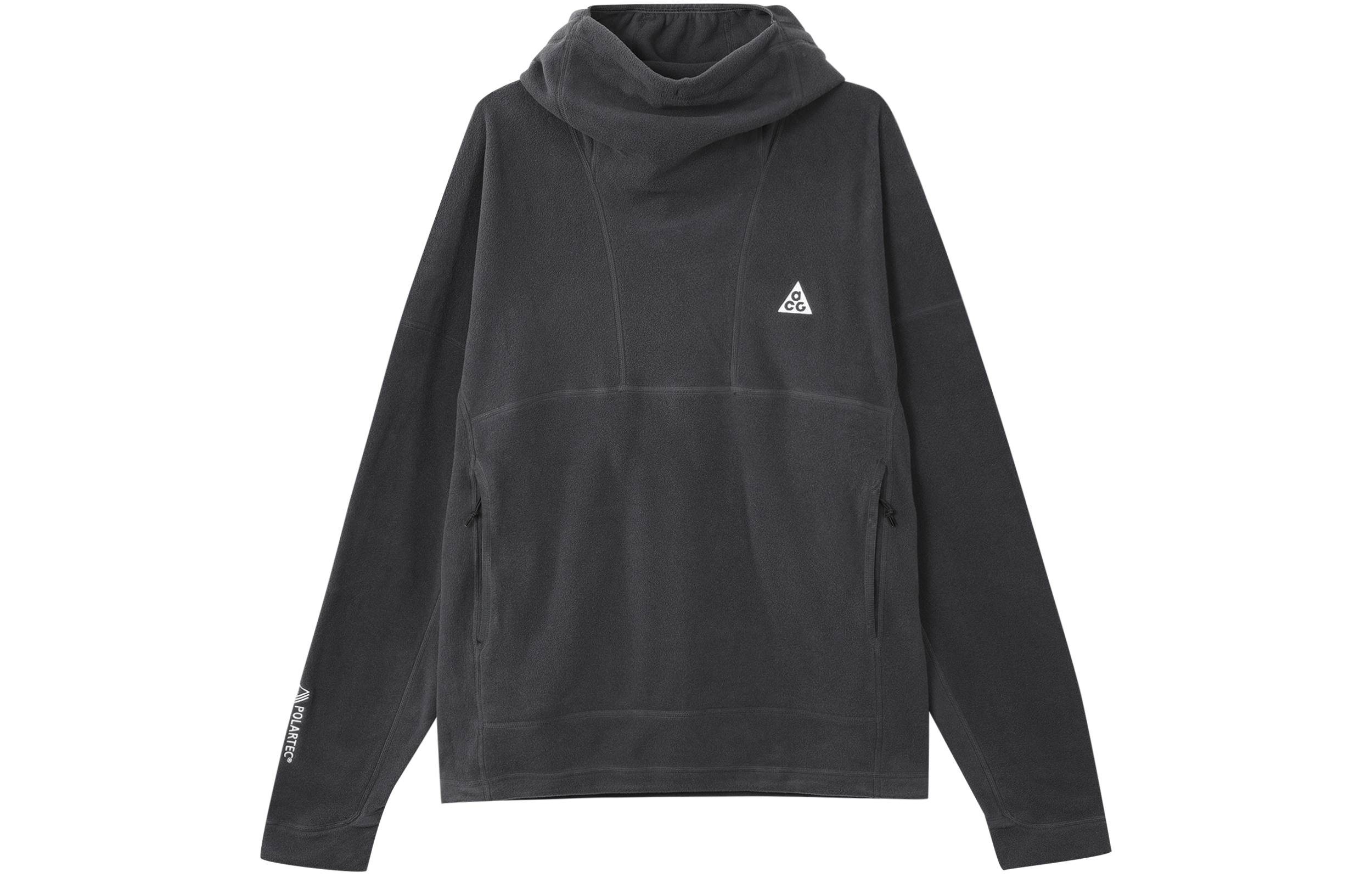 Nike ACG "Wolf Tree" Logo Hoodie Mens Retro Style Coal Black Long Sleeve DQ5780-060