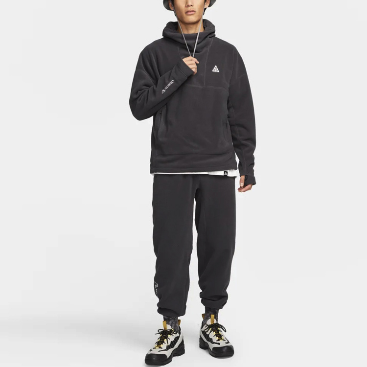Nike ACG "Wolf Tree" Logo Hoodie Mens Retro Style Coal Black Long Sleeve DQ5780-060 圖 4