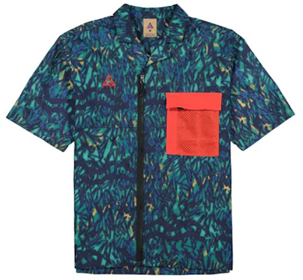 耐克ACG全版印花衬衫皇家蓝/橙色 CD7636-405 Order 耐克ACG全版印花衬衫皇家蓝/橙色 CD7636-405