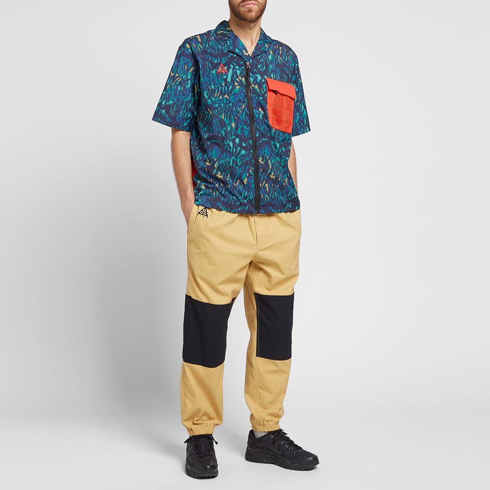 Nike ACG All Over Print Shirt Royal Blue/Orange CD7636-405 圖 4