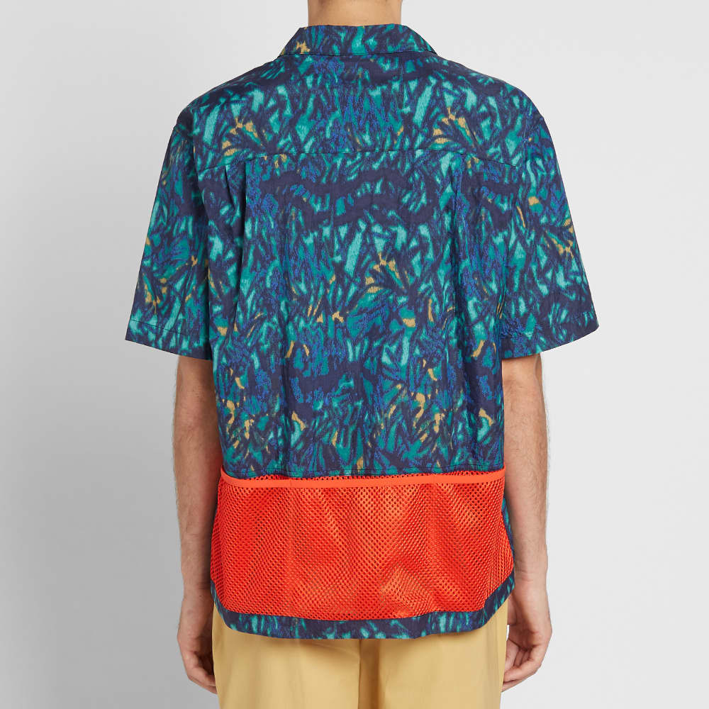 Nike ACG All Over Print Shirt Royal Blue/Orange CD7636-405 圖 6