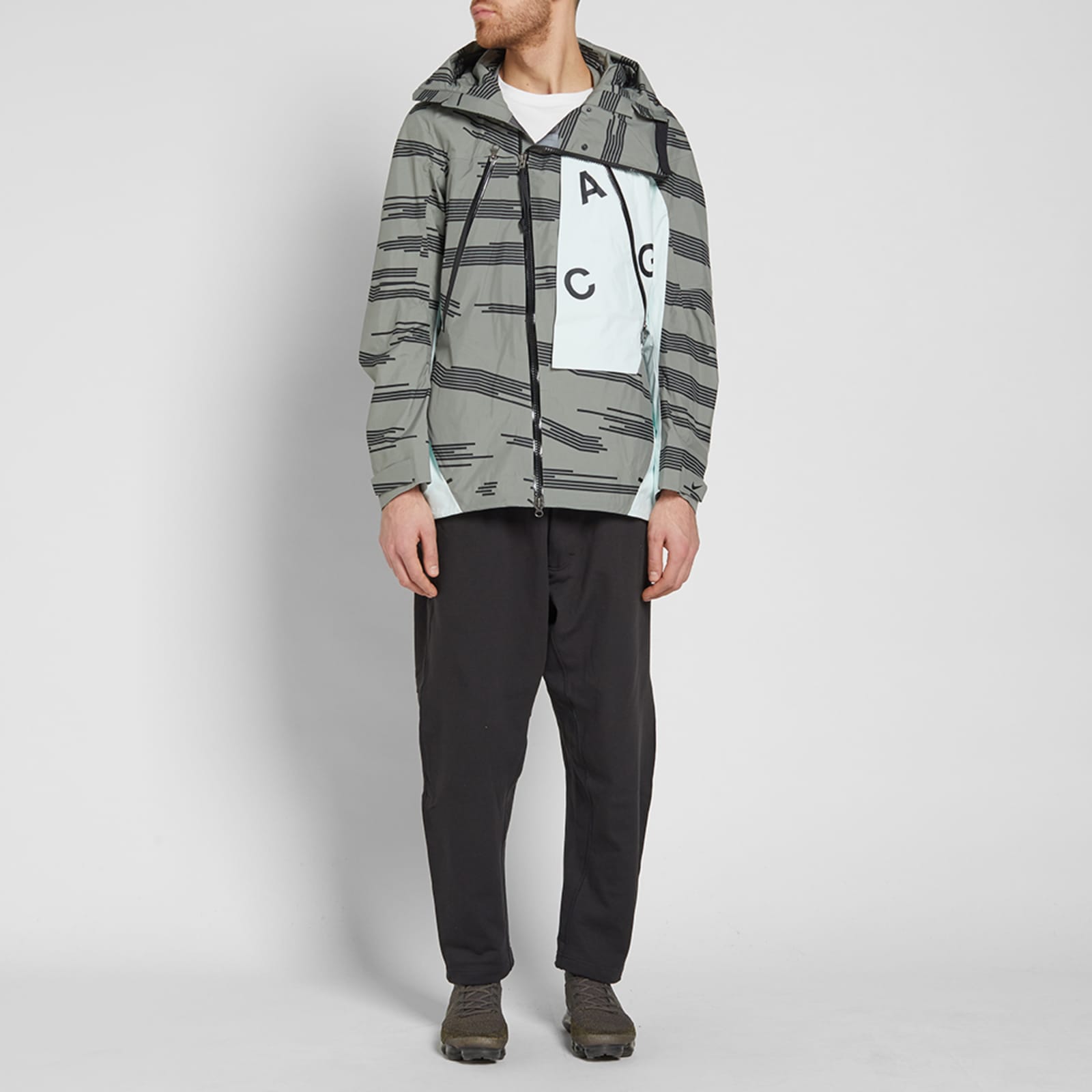 Nike ACG Alpine Jacket All-Over Print Black Hoodie  Casual Outerwear 924075-004 圖 3