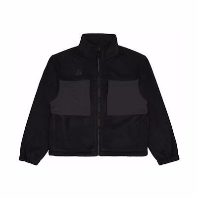 Nike ACG Black Fleece Zip-Up Long Sleeve Jacket BQ7198-011