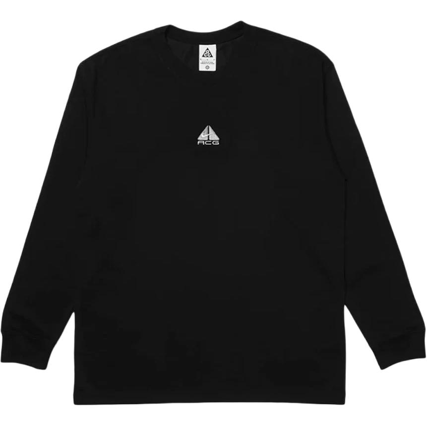 Nike ACG Black Long Sleeve Crewneck Loose Fit Casual Sports Tee DR7754-011