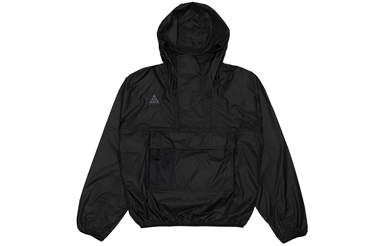 Nike ACG Black Waterproof Windproof Outdoor Half-Zip Jacket CD7635-010