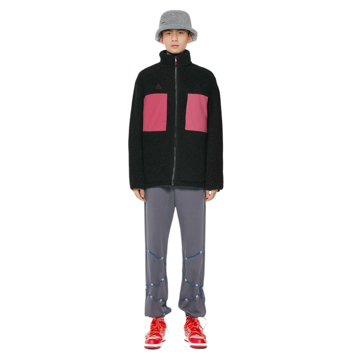 Nike ACG Colorblock Fleece Retro Jacket Black CT2949-010 圖 4