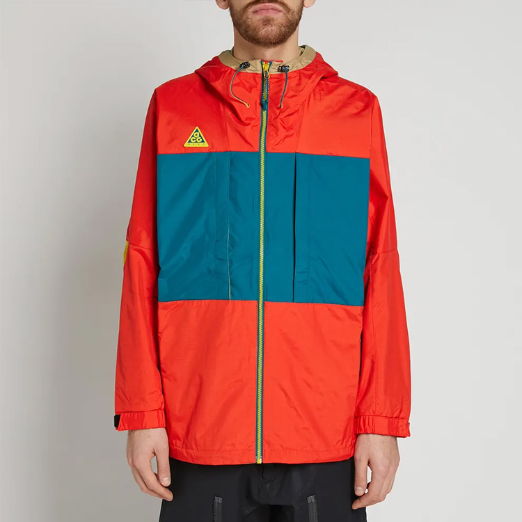 Shop Jaket Berhud Lelaki Nike ACG Colorblock Tahan Angin AQ2294-634