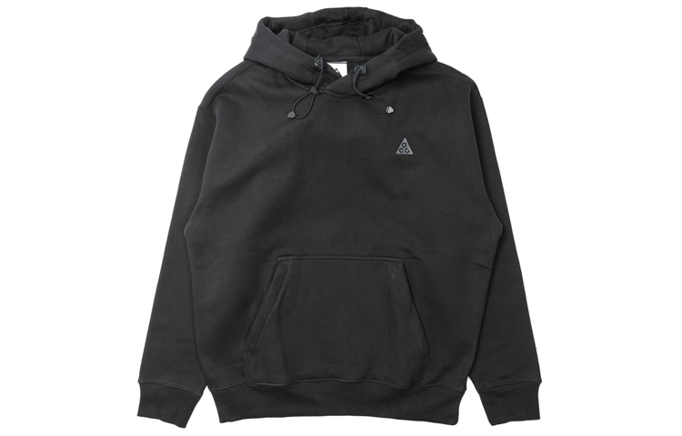 Nike ACG Embroidered Logo Pullover Hoodie Black Long Sleeve CW4490-010