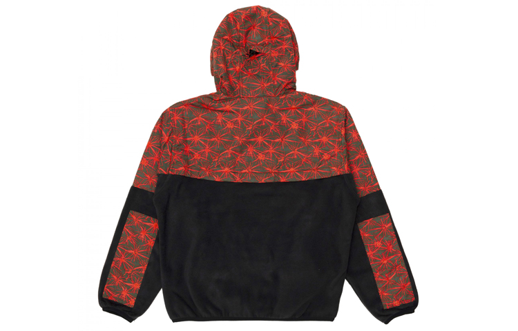 Nike ACG Fleece-Lined Pullover Hoodie Winter Red Colorblock Sweater CK3107-010 圖 3