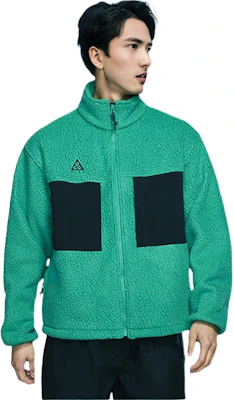 Nike ACG Fleece Jacket Hijau Colorblock Kerah Tinggi Gaya Unisex CT2950-370 Shop Nike ACG Fleece Jacket Hijau Colorblock Kerah Tinggi Gaya Unisex CT2950-370