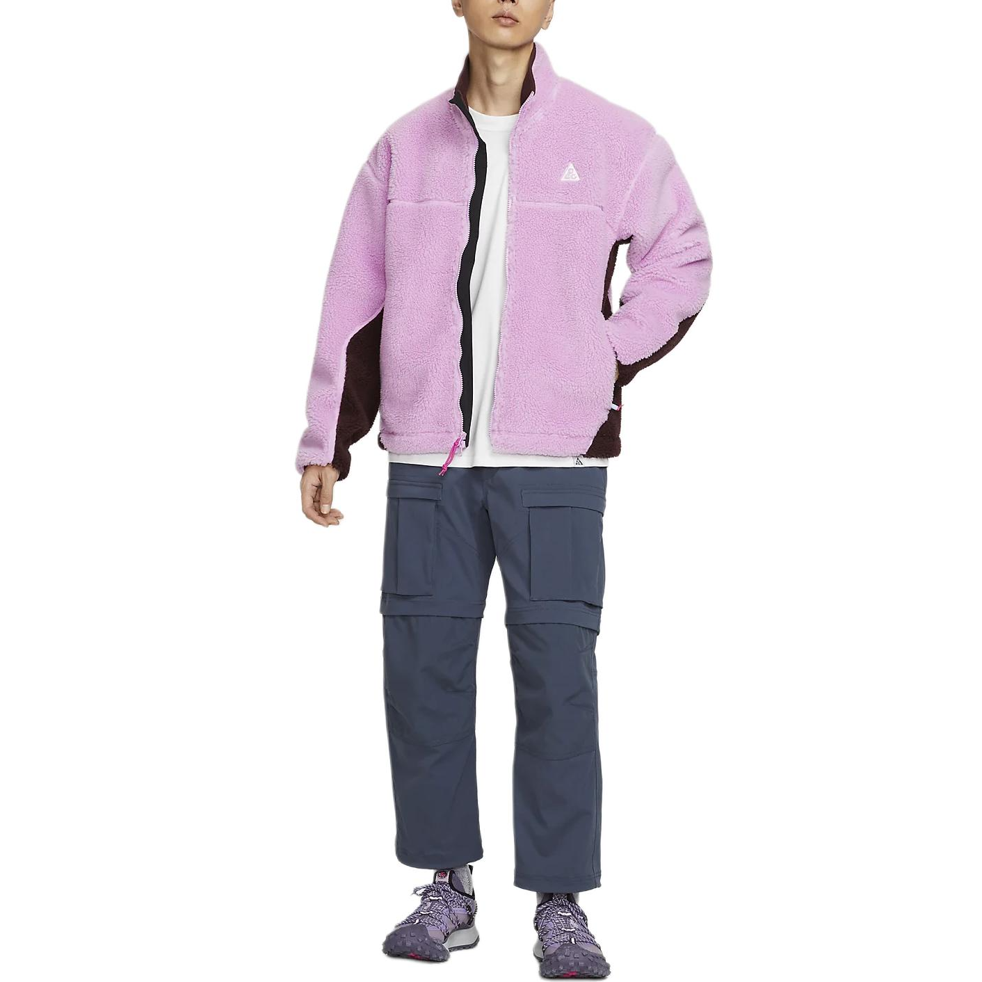 Details for Nike ACG 刺繡字母粉色抓毛外套 保暖舒適戶外穿搭 FV8654-632