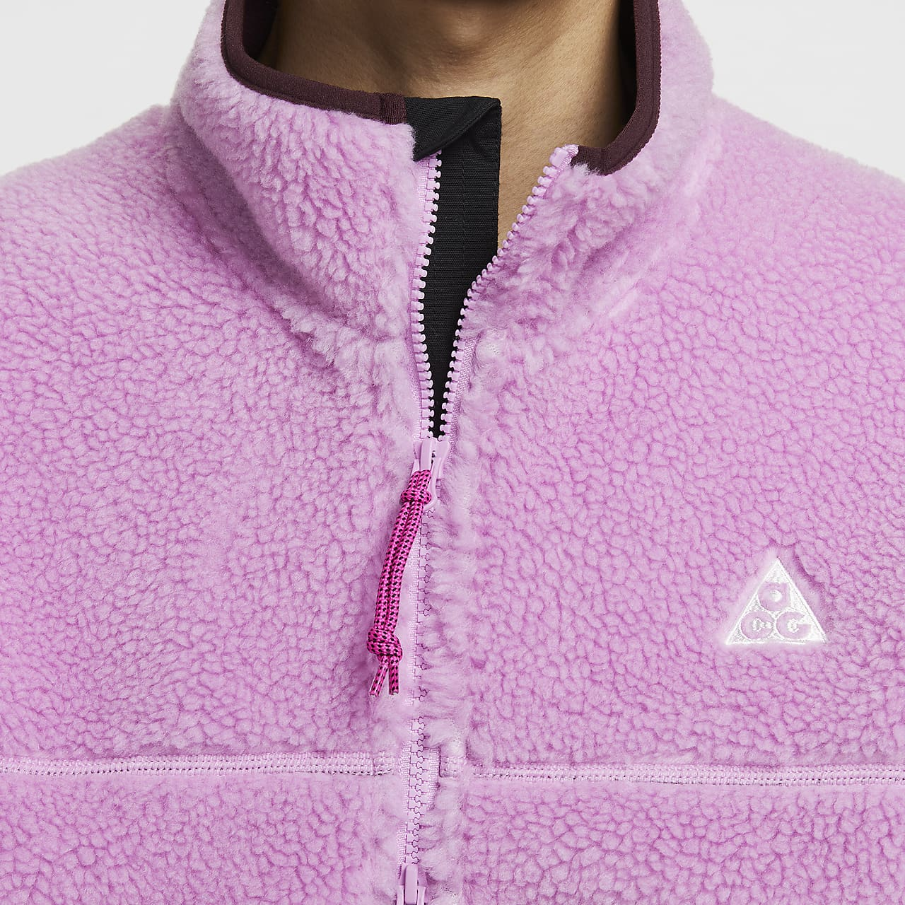 Cheap Nike ACG 刺繡字母粉色抓毛外套 保暖舒適戶外穿搭 FV8654-632