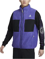 Nike ACG Fleece Vest "Arctic Wolf" Colorblock Zip Persian Violet FN2449-510 Nike ACG Fleece Vest "Arctic Wolf" Colorblock Zip Persian Violet FN2449-510