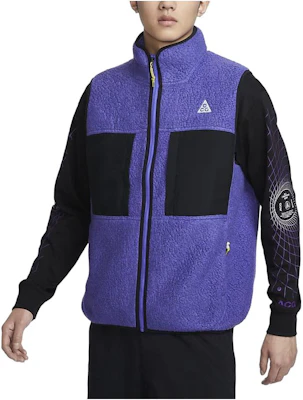 Nike ACG Fleece Vest "Arctic Wolf" Colorblock Zip Persian Violet FN2449-510 Buy Nike ACG Fleece Vest "Arctic Wolf" Colorblock Zip Persian Violet FN2449-510