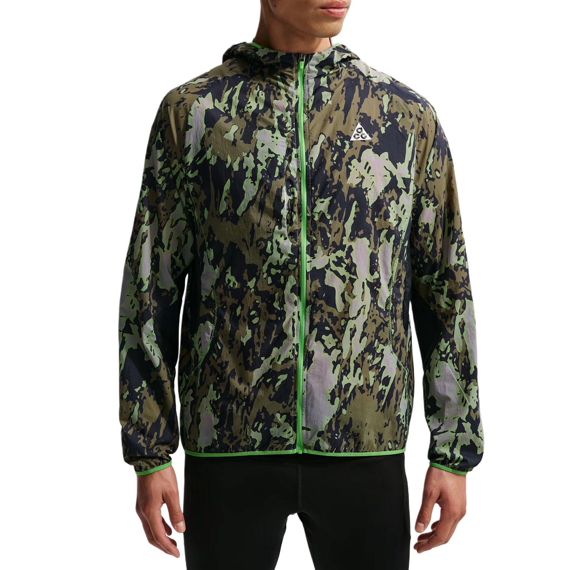 Nike ACG FW25 Swoosh Waterproof UV-Resistant Zipper Hooded Running Jacket Men IF2172-009